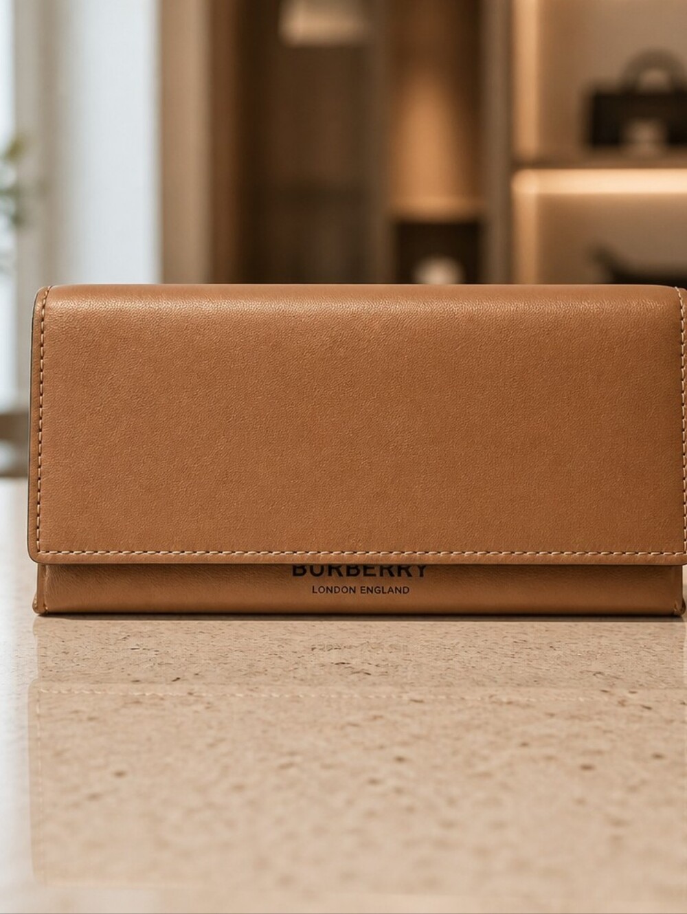 Burberry London Brown Magnetic Closure Hard Sunglass Eyeglass Case - Picture 10 of 11